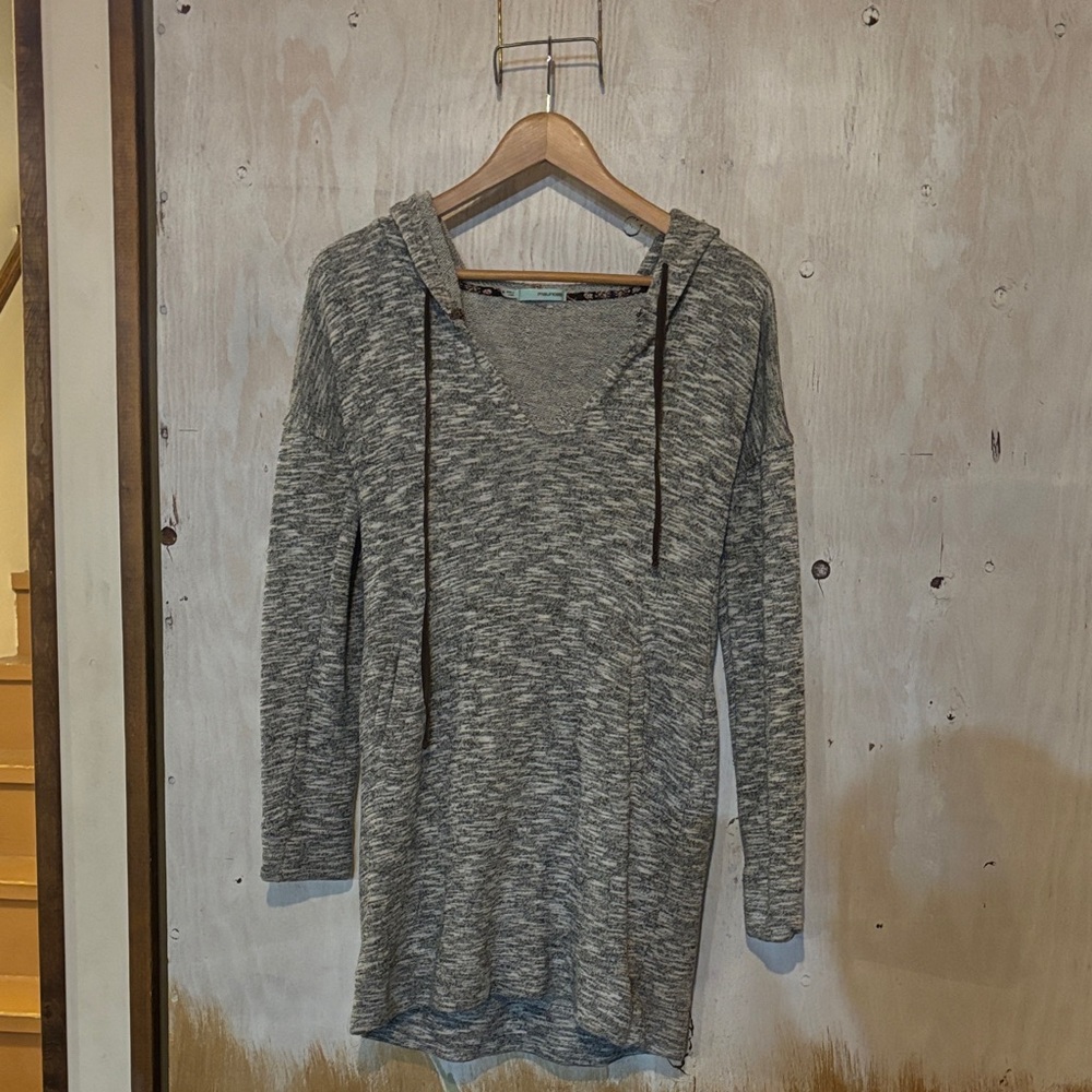 Gray Women's Hooded Sweater